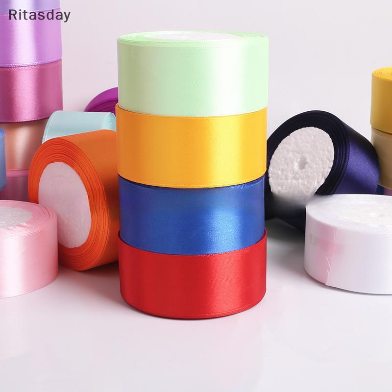 Ritasday 4 ซม.25 หลาซาตินริบบิ้นม้วนของขวัญทําด้วยมือ Paaging ริบบิ้นดอกไม้ทํา Paaging Bow Craft เย็บ Party ตกแต่ง DIY ใหม่ ราคา ถูกที่สุด ดีลบีเคเค แกลเลอรีภาพที่ 8