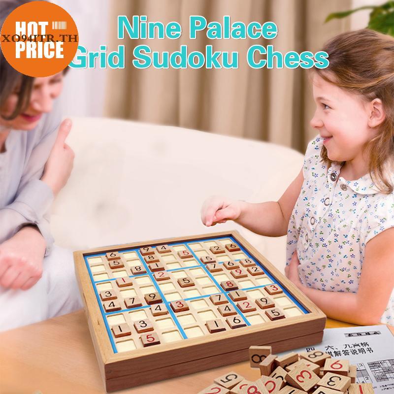 เกมพัฒนาสมองด้วยไม้สี่หกเก้าตาราง Sudoku สำหรับผู้ใหญ่ ท้าทายความสามารถทางตรรกศาสตร์บนโต๊ะทำงาน