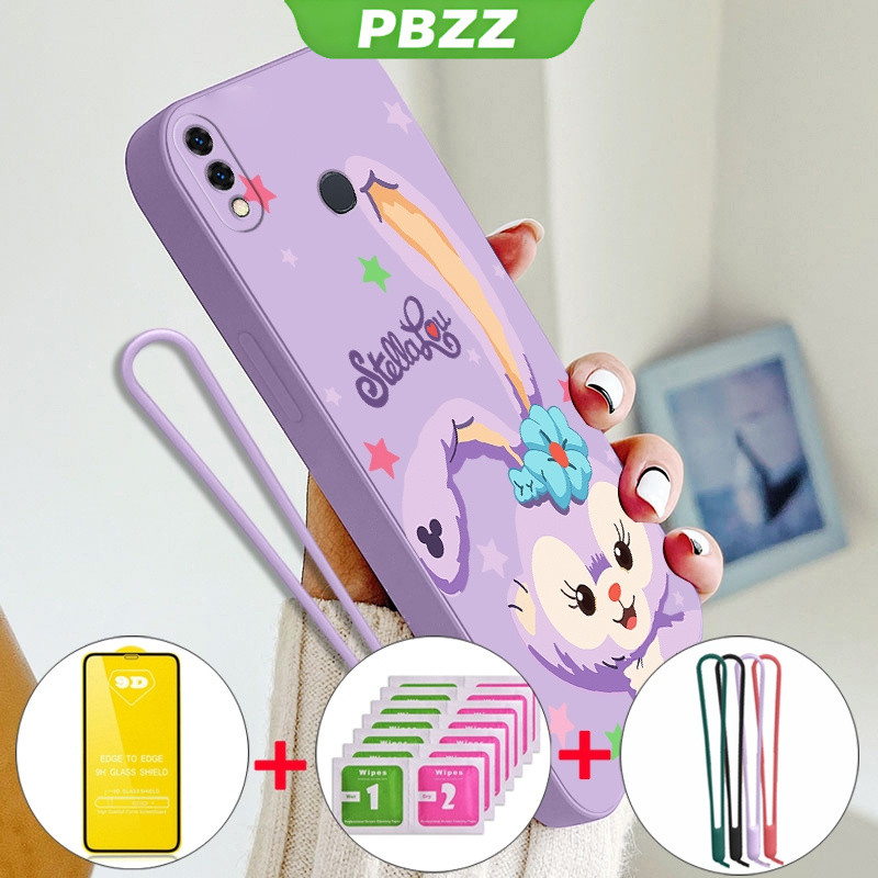 PBZZ พร้อมฟิล์มนุ่มสําหรับ huawei y7 2019 huawei y9 2019 huawei y7 pro 2019 เคสโทรศัพท์ Softcase ซิล