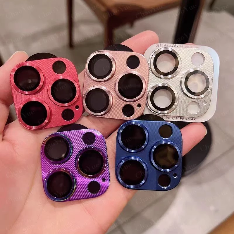 โลหะเกราะฟิล์มเลนส์แบบบูรณาการเหมาะสําหรับ ไอโฟน 11 12 13 14 15 16 17 มือโปร สูงสุด บวก ฟิล์มเลนส์กล้องฟิล์มป้องกัน