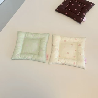 Ins โฮมเมดสีสัน Star Quilted Coaster หลากสี Photo Props แผ่นฉนวนกันความร้อนสี่เหลี่ยมเดสก์ท็อปตกแต่ง
