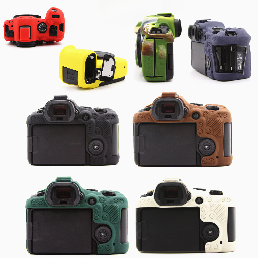 เคสยางซิลิโคนอ่อนนุ่มสําหรับกล้อง Mirrorless CANON EOS R6 Mark III R6M3