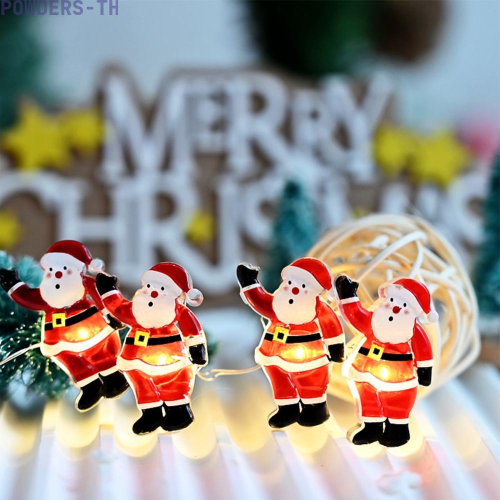 【POWE】Christmas LED Lights Sturdy Plastic 2 Meters 20 Lights For Christmas Party