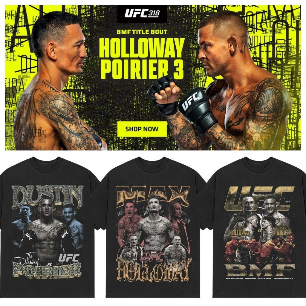 Lo vs Hovarier แขนสั้นสไตล์ 318 เช่นเดียวกับ mma Fighting cod Wei แฟชั่นพิมพ์สวมใส่ด้านนอกที่ครอบคลุ