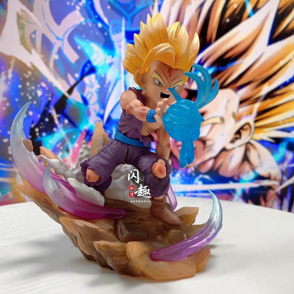 Dragon Ball Super Saiyan Q Version Son Gohan Outbreak Gohan ฉากรูปปั้น Boxed Figure