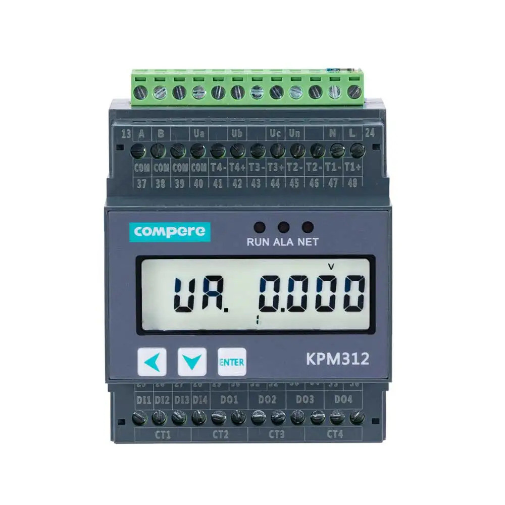 WIFI-Based Smart KWH Energy Meter 3 เฟสไฟฟ้าเครื่องวิเคราะห์พลังงานดิจิตอลหลายช่อง IoT Integrated