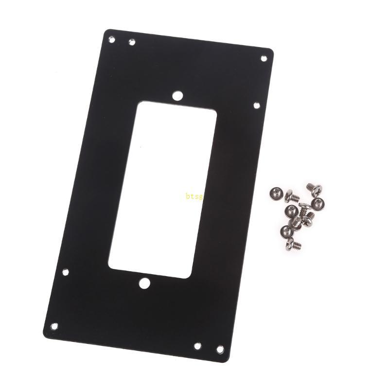 Btsg ติดตั้งง่าย ATX Power Supply Bracket สําหรับ PSU 1U พร้อมรูติดตั้ง 82 5 มม.