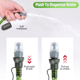 Newboler 1.5L 2L 3L กระเพาะปัสสาวะน้ํา BPA-Free PEVA Running Hydration กระเพาะปัสสาวะแบบพกพาถุงน้ําสําหรับวิ่งเดินป่าขี่จักรยาน Hydration Vest กระเป๋าเป้สะพายหลัง