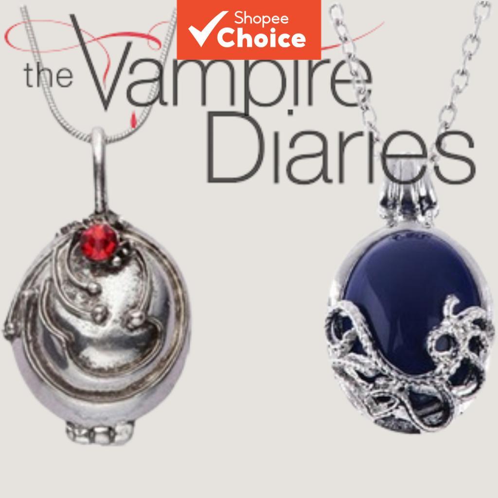 TVD แวมไพร์ Diaries เอเลน่า Gilbert Katherine Pierce Verveine จี้สร้อยคอชุดสําหรับแฟนๆคอสเพลย์ของขวั