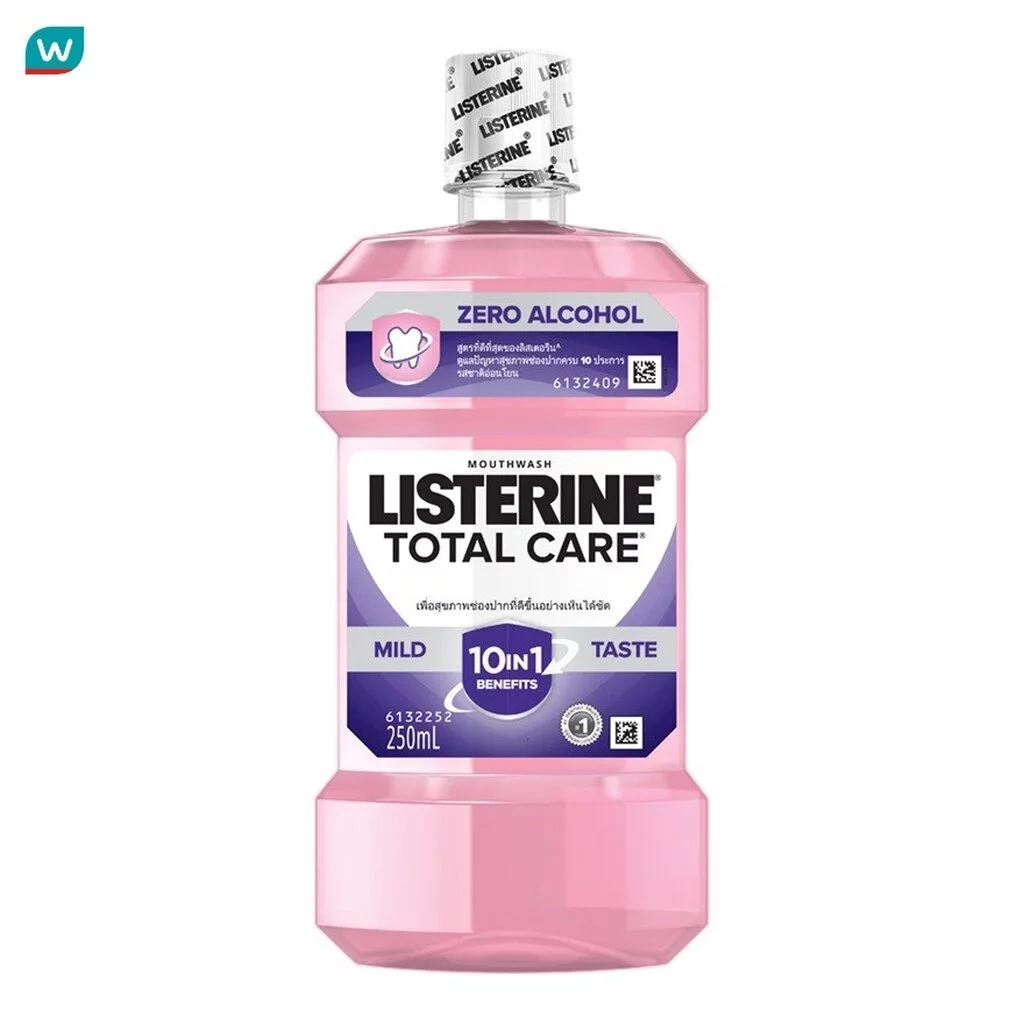 Listerine ลิสเตอรีน น้ำยาบ้วนปาก โทเทิล แคร์ ซีโร แอลกอฮอล์ 250 มล.