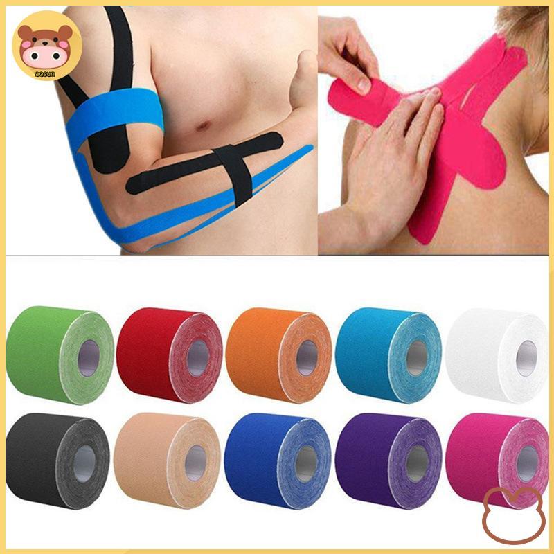 Aosun Tape Athletic Tape Recovery Tape วิ่งป้องกันเข่ากล้ามเนื้อ Sciss VN