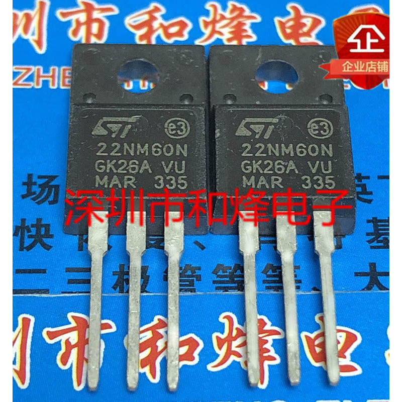 [ราคาเดียว] 22NM60N STF22NM60N TO-220F 650V 16A