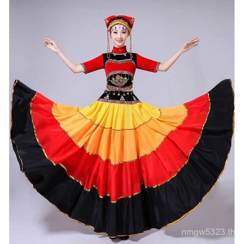 กางเกงสวิงขนาดใหญ่ และกระโปรงแบบชนเผ่า สำหรับเต้นรำไฟและคอรัสหญิง CS7