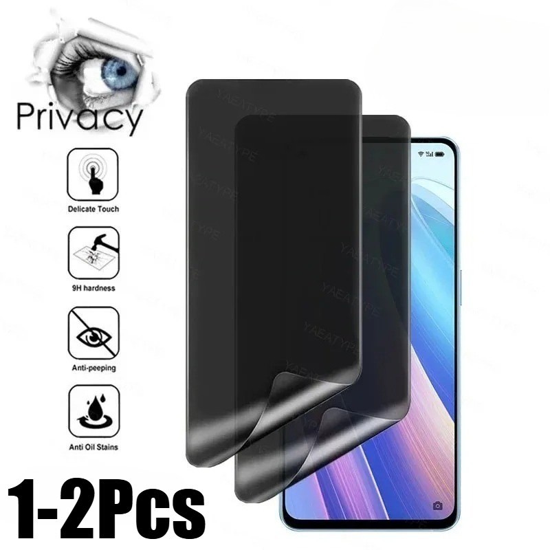1-2 ชิ้นคลุมทั้งหมด Anti Blue Light Soft Hydrogel ฟิล์มสําหรับ Huawei nova Y60 Y61 Y63 Y70 Y71 Y72 Y