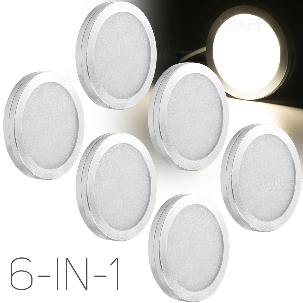 12V รอบภายใน LED Spot ไฟสําหรับ VW T4 T5 Camper Van Caravan Motorhome Light 6 in 1 ธรรมชาติสีขาว 400