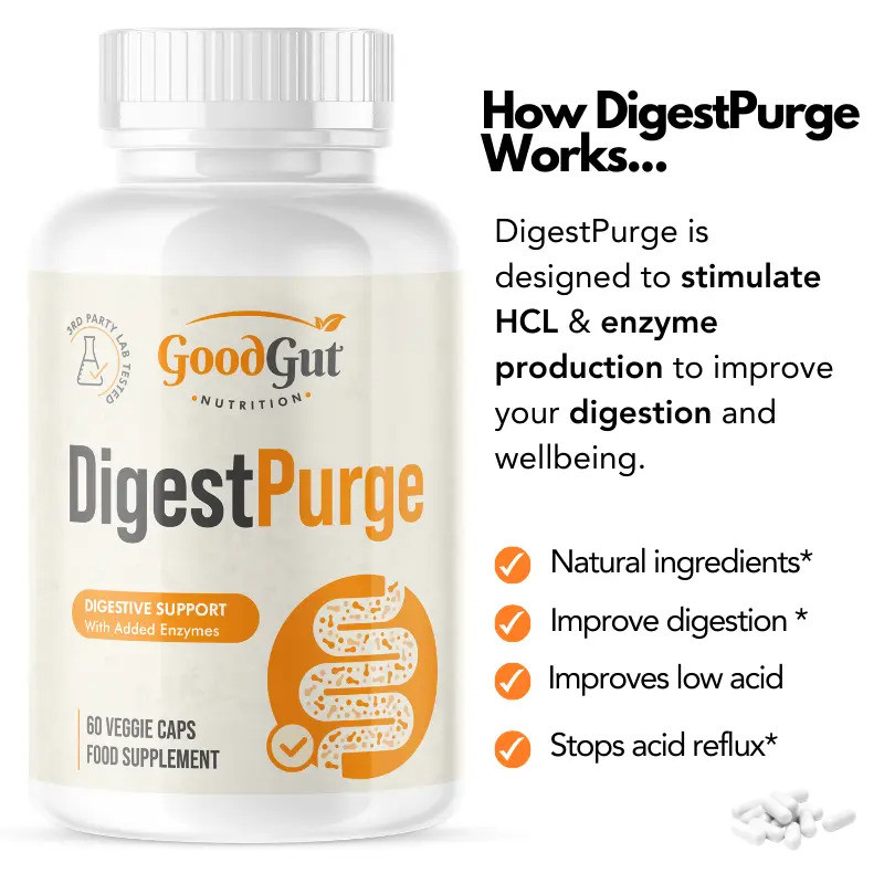DigestPurge-Digestive Enzyme และ Hydrochloride Niacinamide