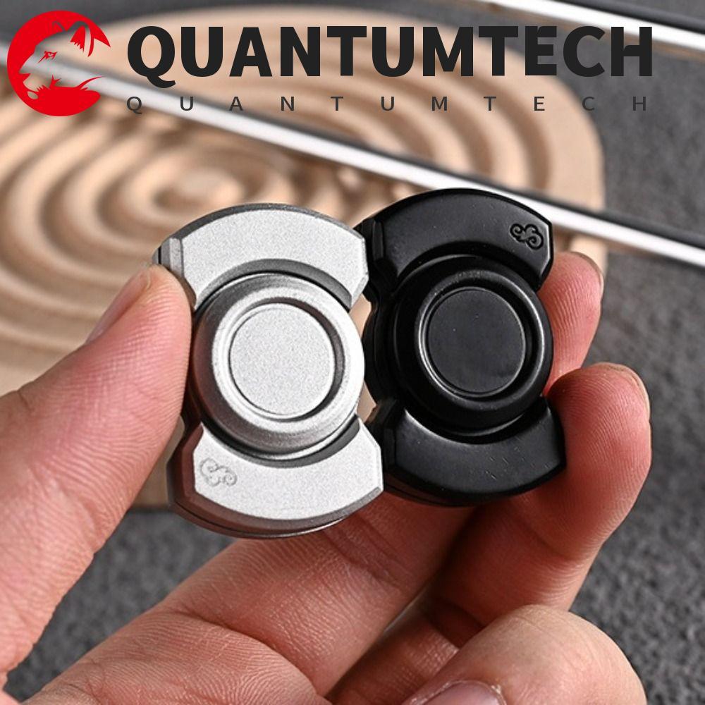QUANTUMTECH สไลเดอร์แม่เหล็ก, Spinning Top Multiple Play Fidget Spinner, แบบพกพาพร้อมปุ่มคลิกความบันเทิง 3 in 1 Hand Spinner ของเล่นเด็ก