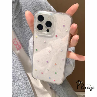 เคสไอโฟน13 16 17เคสชิมเมอร์หัวใจโบว์ป้องกันสงกรานต์ สำหรับ IPhone 17 16 12 13 15 11 14 Pro Max XR X XS 7 8 16 15 14 Plus