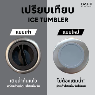 แก้วทำน้ำแข็ง เปลี่ยนน้ำดื่มให้เย็นใน3นาที ไม่ต้องใส่น้ำแข็ง ใช้งานง่ายไม่ต้องเติมน้ำใต้ก้นแก้ว แช่ฟรีสได้เลย