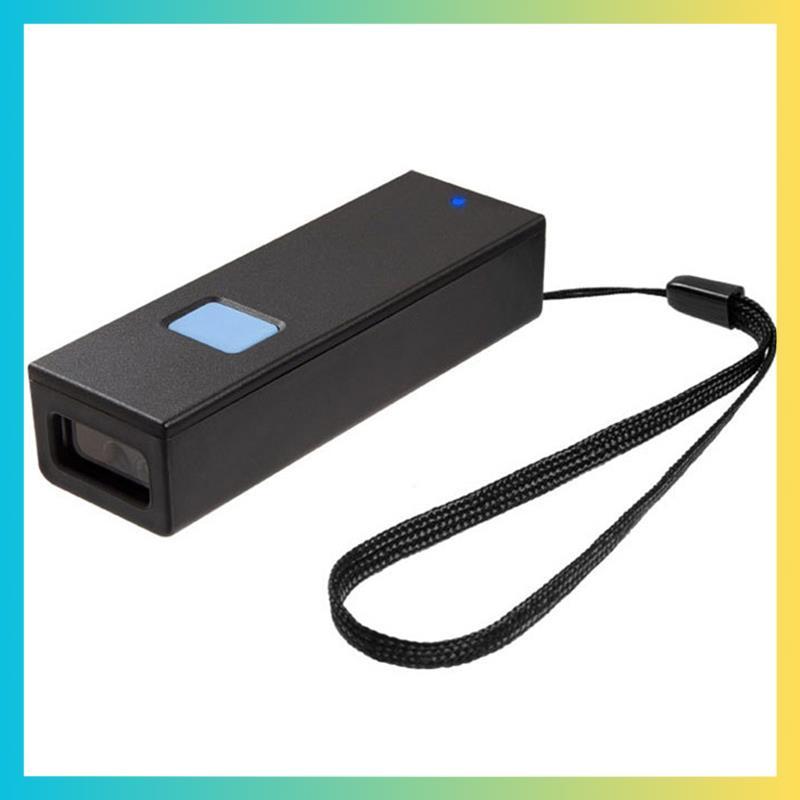 1D 2D ไร้สายบลูทูธ Barcode Scanner Mini Pocket Bar Reader แบบพกพา BT Reader QR รหัส PDF417 Scanner ส