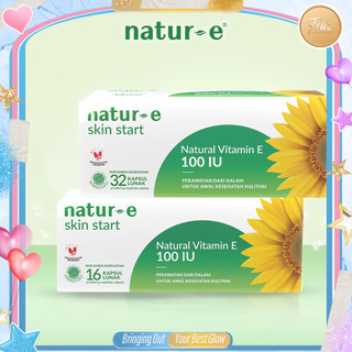 * FELIZ * NATUR-E Daily SKIN START 100 IU 16 & 32 Soft Capsule / Hijau