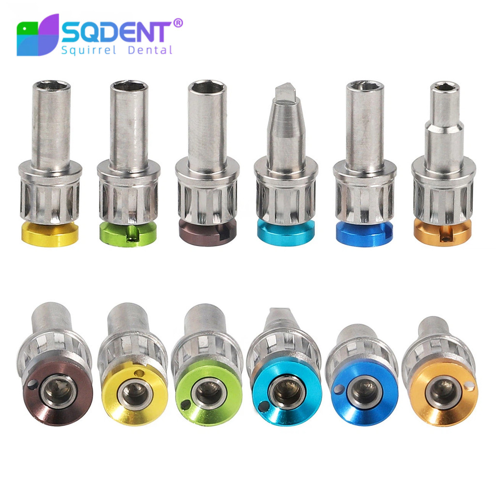 Dental Straight Multi-unit Torque ประแจ Ratchet Knob Driver Locator Dentium Port