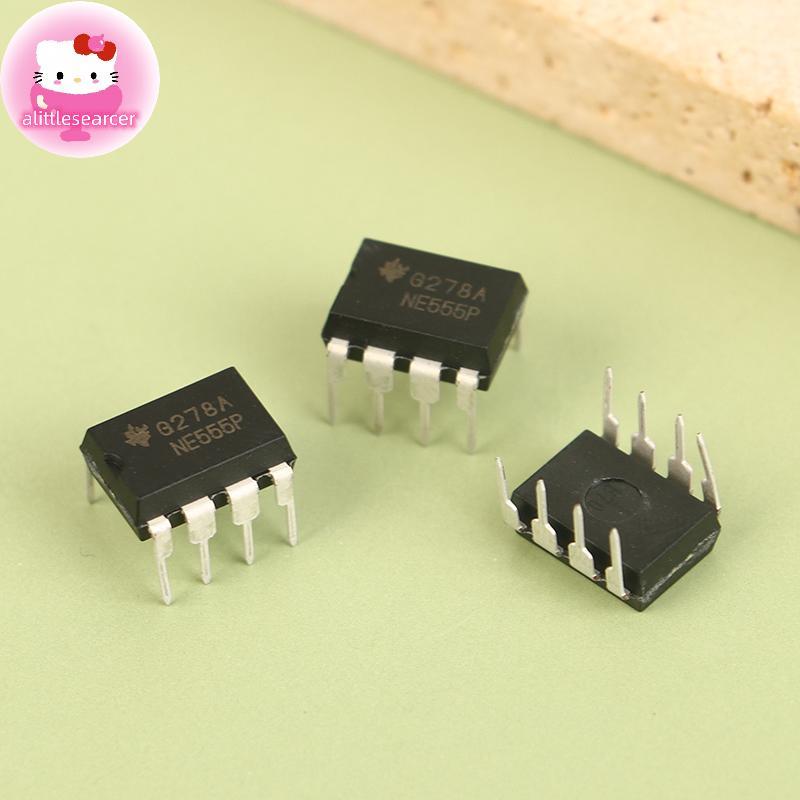 Alittlesearcer 20pcs NE555 NE555P Integrated IC Direct Plug DIP-8P Base Circuit Chip Electronicponen