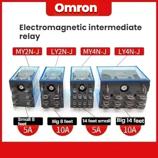 Omron รีเลย์ระดับกลางขนาดเล็ก MY2N-J LY2N-J MY2N-GSD2 AC220V DC24V