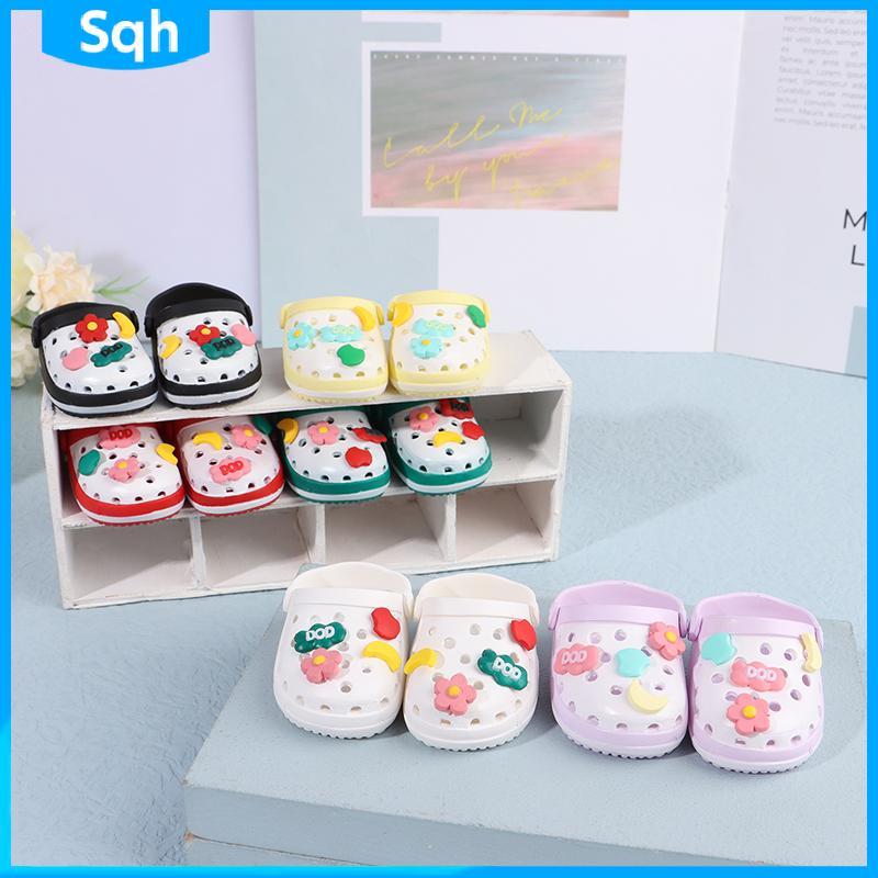 Bri Dolls Shoes Cute Mini Hole Sandals Mixed Color Beach Shoes Doll Accessories Doll Dress Up Toys y