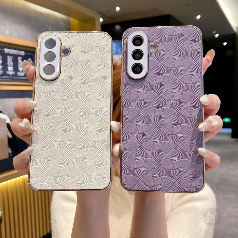 SAMSUNG ชุบสําหรับSamsung Galaxy A57 A37 A17 A07 A56 A36 A26 A16 A06 A55 A35 A25 A15 A14 A24 A34 A54 A53 4G 5Gกันกระแทกแขนป้องกันกล้องปกแข็ง ราคา ถูกที่สุด ดีลบีเคเค แกลเลอรีภาพที่ 2