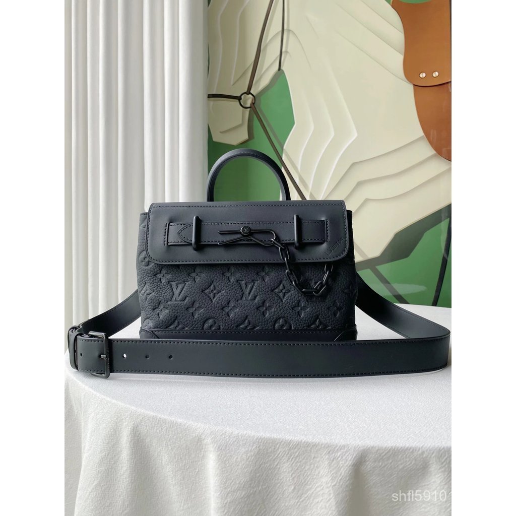 LOUIS VUITTON [Grid Tools] Premium 2024 กระเป๋าผู้ชายสไตล์ใหม่ M46953 M24436 สีดํานูนกระเป๋าผู้ชาย M