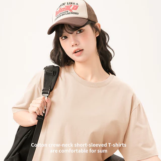 เสื้อยืดผ้าฝ้ายคอกลม GENIO LAMODE ระบายอากาศได้ดี เหมาะสำหรับฤดูร้อน
