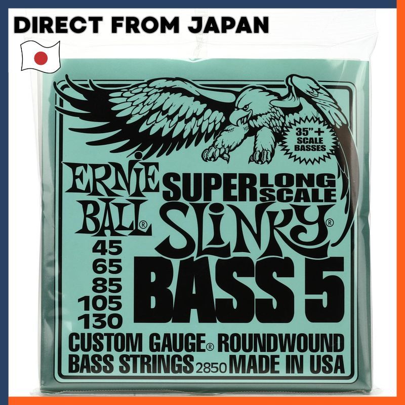Ernie Ball Electric Bass Strings Super Long