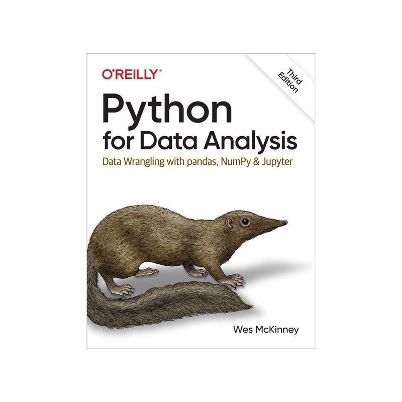 หนังสือกระดาษ Python สําหรับการวิเคราะห์ข้อมูล 3rd