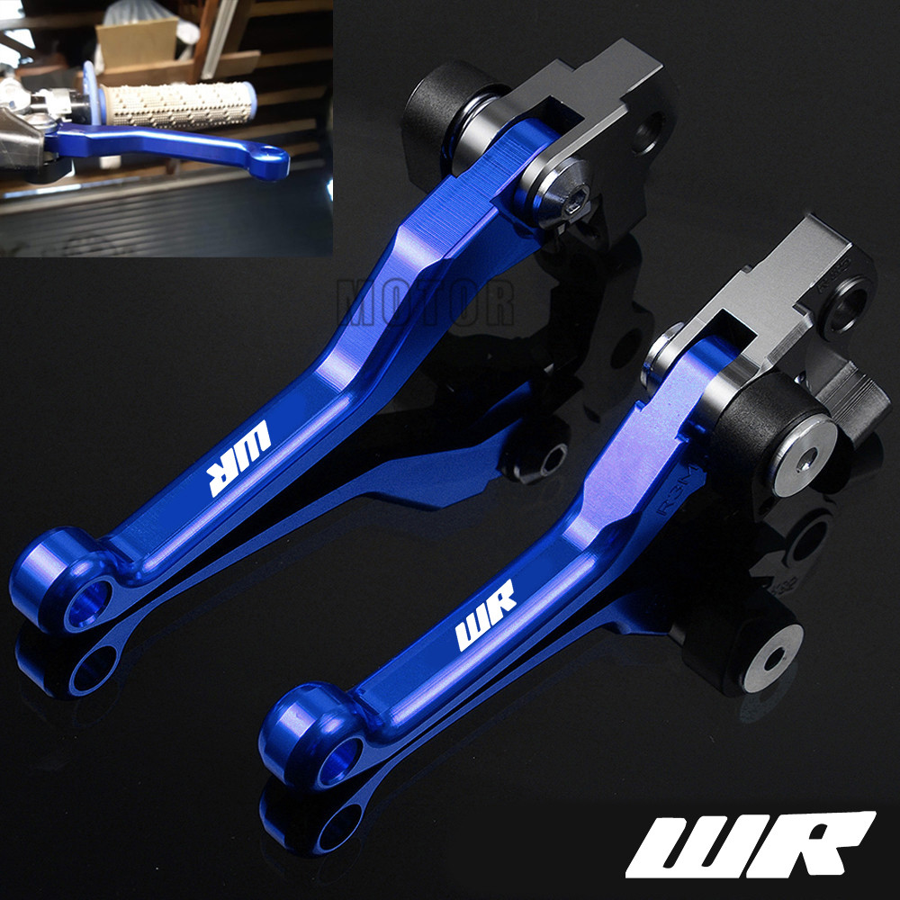Eรถจักรยานยนต์ Dirt Bike เบรคคลัทช์ Levers สำหรับ YAMAHA WR250 WR450 WR250F WR450F WR250R WR250X WR 