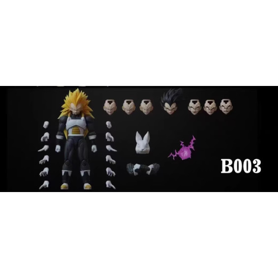 KONG Beast God b003 Super Saiyan 3 Vegeta White Moon Rabbit