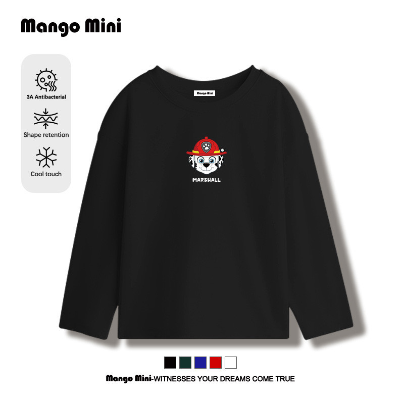 เสื้อยืดแขนยาว PAW Patrol เสื้อยืดสไตล์เกาหลีรุ่นใหม่ แขนยาว ลำลองสบายๆ ลายน่ารัก【Bangkok Delivery】