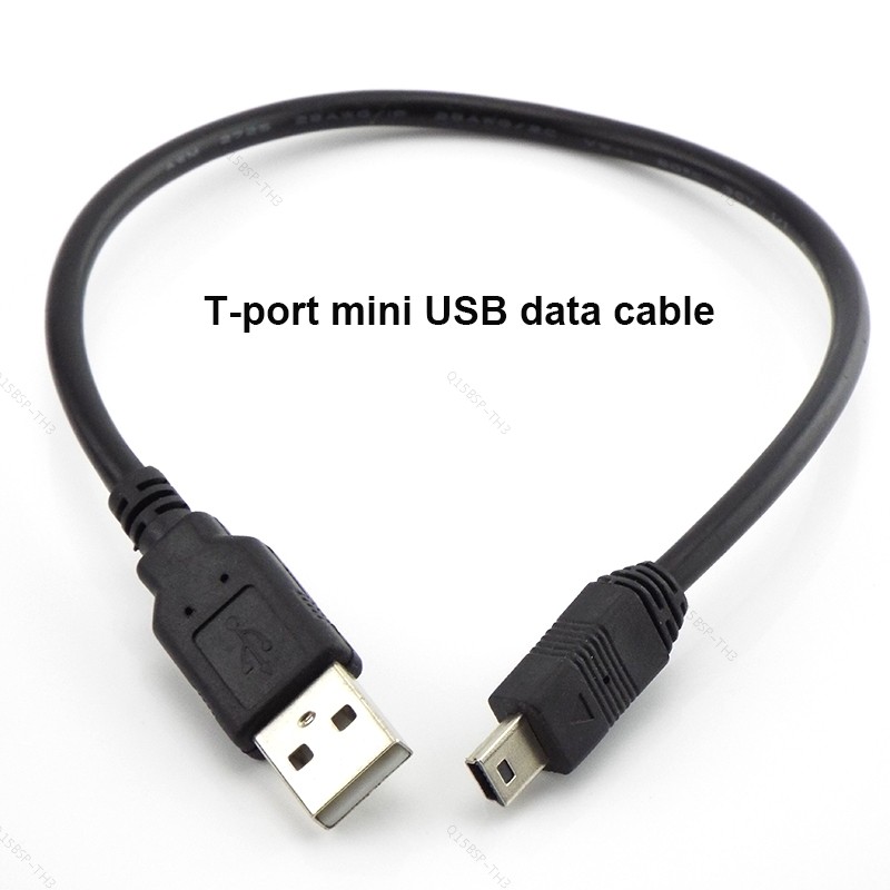 Usb Male To Mini 5P Usb T Port Connectors สายไฟสายชาร์จข้อมูลสายชาร์จ TH15B3