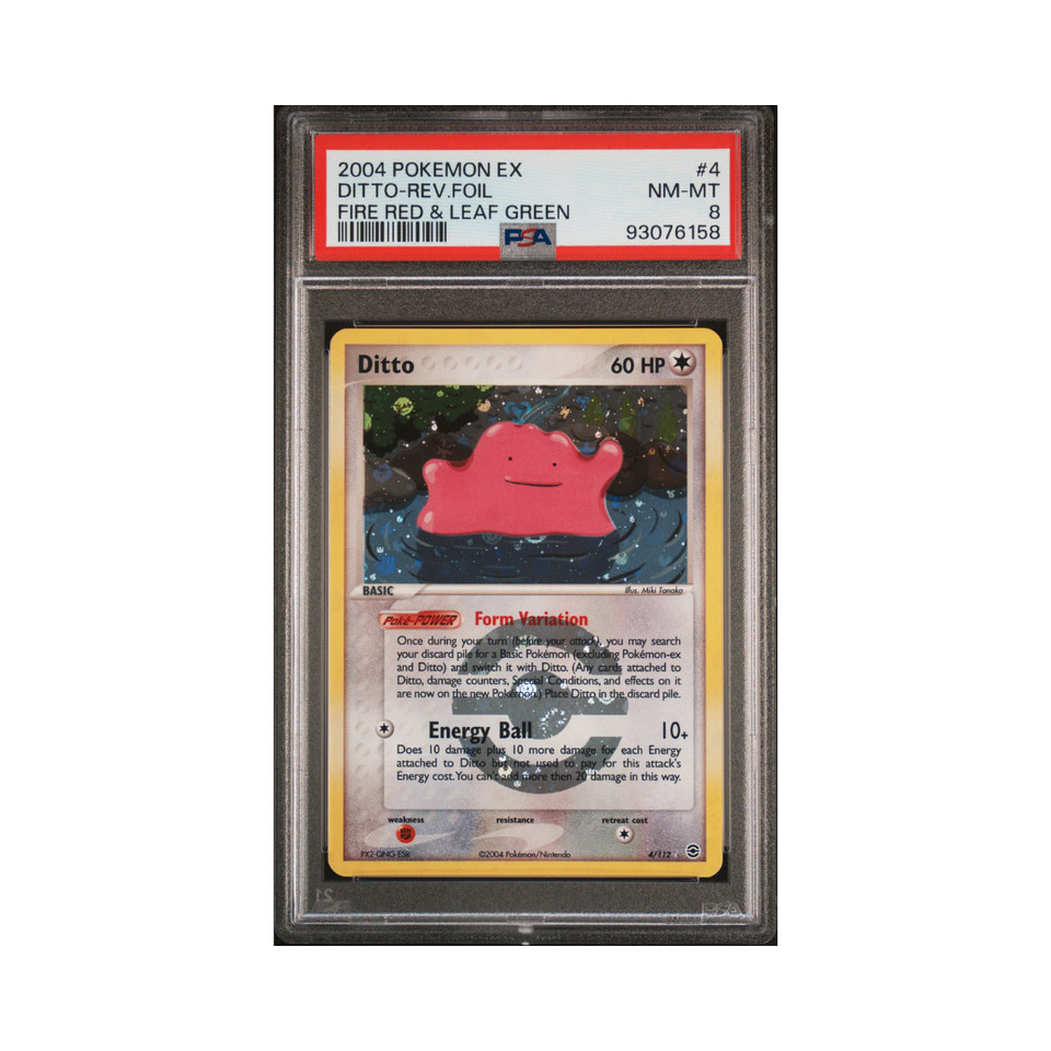 2004 Pokemon EX Fire Red & Leaf Green 4 Ditto-Rev.Foil Fire Red & Leaf Green