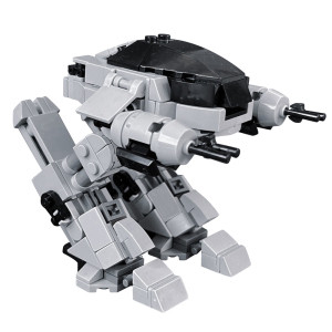 RoboCop (ED-209) หุ่นยนต์อาคารบล็อกประกอบของเล่นเพื่อการศึกษาสําหรับเด็ก MOC บล็อกของเล่น 305 ชิ้นอิ