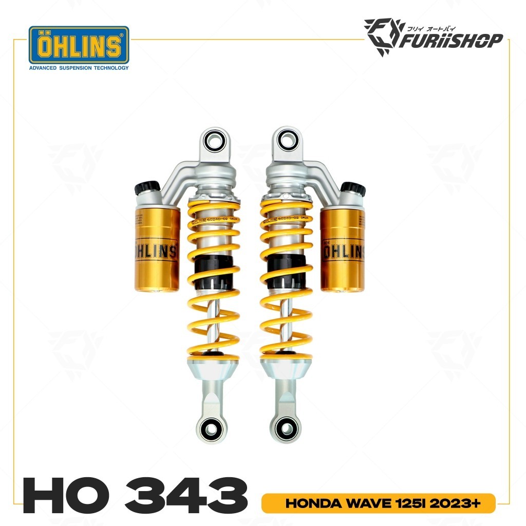 โช๊คหลังแต่ง Ohlins HO 343 For Honda Wave 125i 2023+