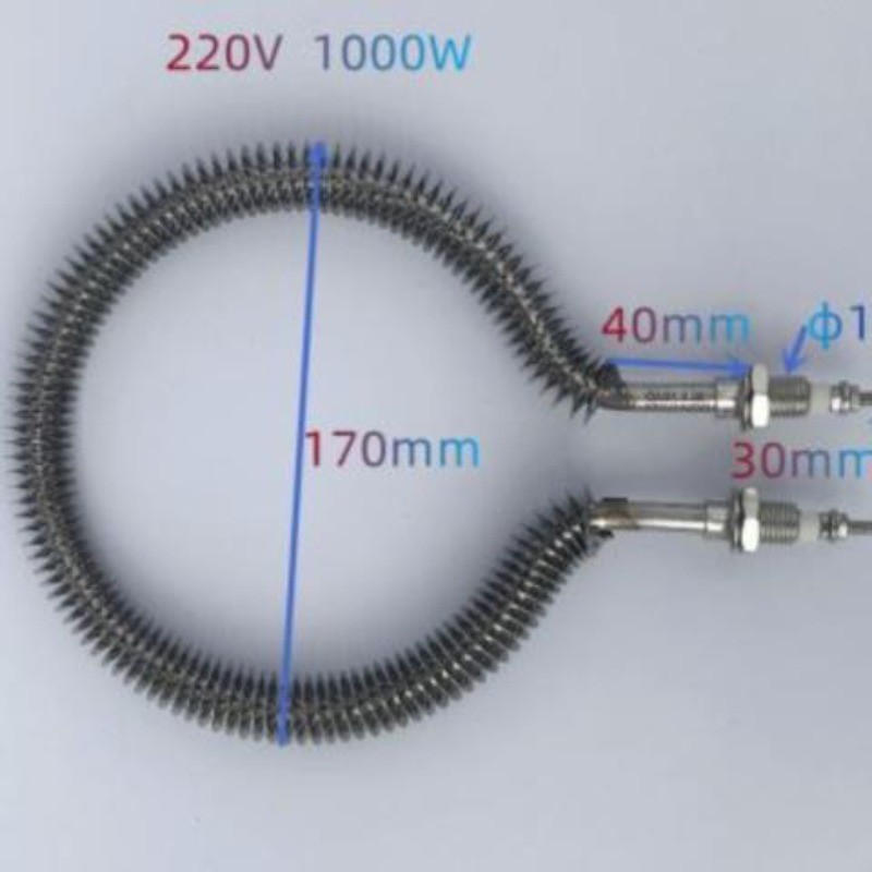 ท่อทำความร้อนสแตนเลส ทรงครีบ, วงกลม, U, O 220V สำหรับเตาอบ/ตู้อบ (เหมาะสำหรับการให้ความร้อนโดยไม่ใช้น้ำ/อากาศ)