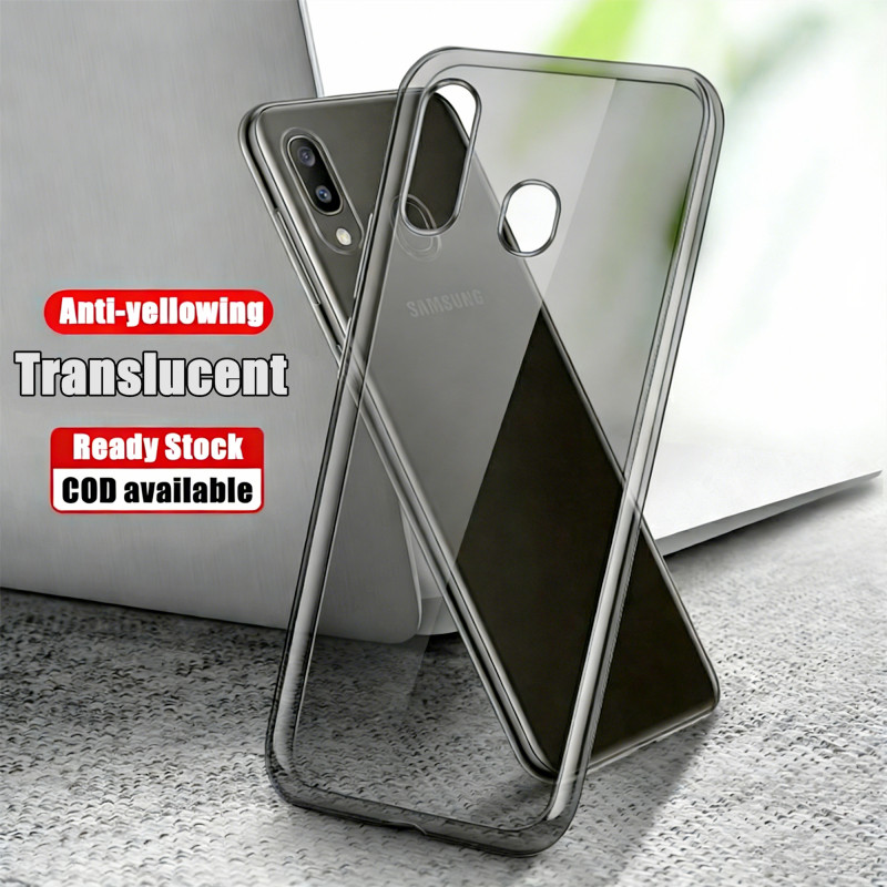 สําหรับ Samsung Galaxy A30 6.4 นิ้ว SM-A305F A305FN A305GN A305YN Slim Fit คริสตัลใสยืดหยุ่นด้านในซิ