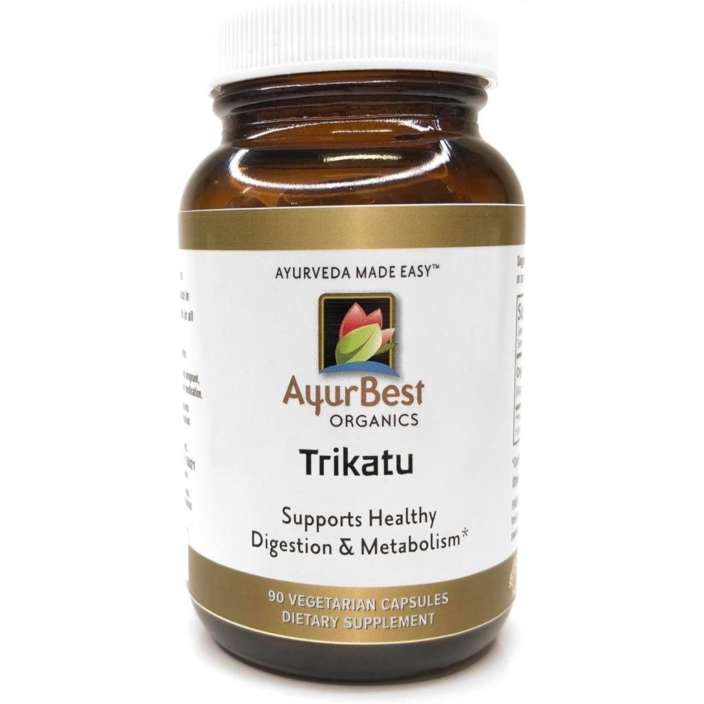 อาหารเสริมสมุนไพรไตรกาตู 500มก. แคปซูล USDA Organic Ksher - 90 Count