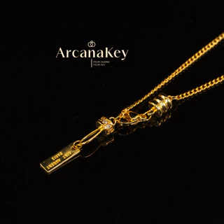 สร้อยข้อเท้าทรงสี่เหลี่ยมแกะสลักสไตล์เกาหลี น้ำหนักเบาทrendyในฤดูร้อน จากArcanaKey