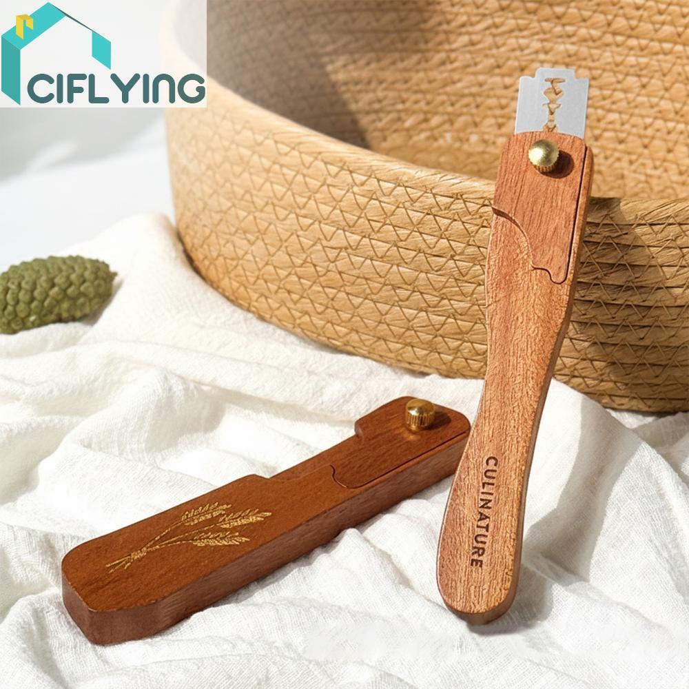 Bread Lame Dough Scorring Tool พร้อมใบมีดมีดโกน 5 ใบ Dough Scorring มีดสําหรับ Bakers [Ciflying.th]