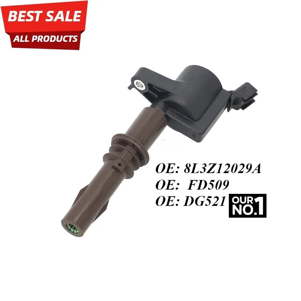 OEM 8L3Z12029A 8L3E12A366AA FD509 DG521 คุณภาพสูงคอยล์จุดระเบิดรถยนต์สําหรับ FORD EXPEDITION 2008-20