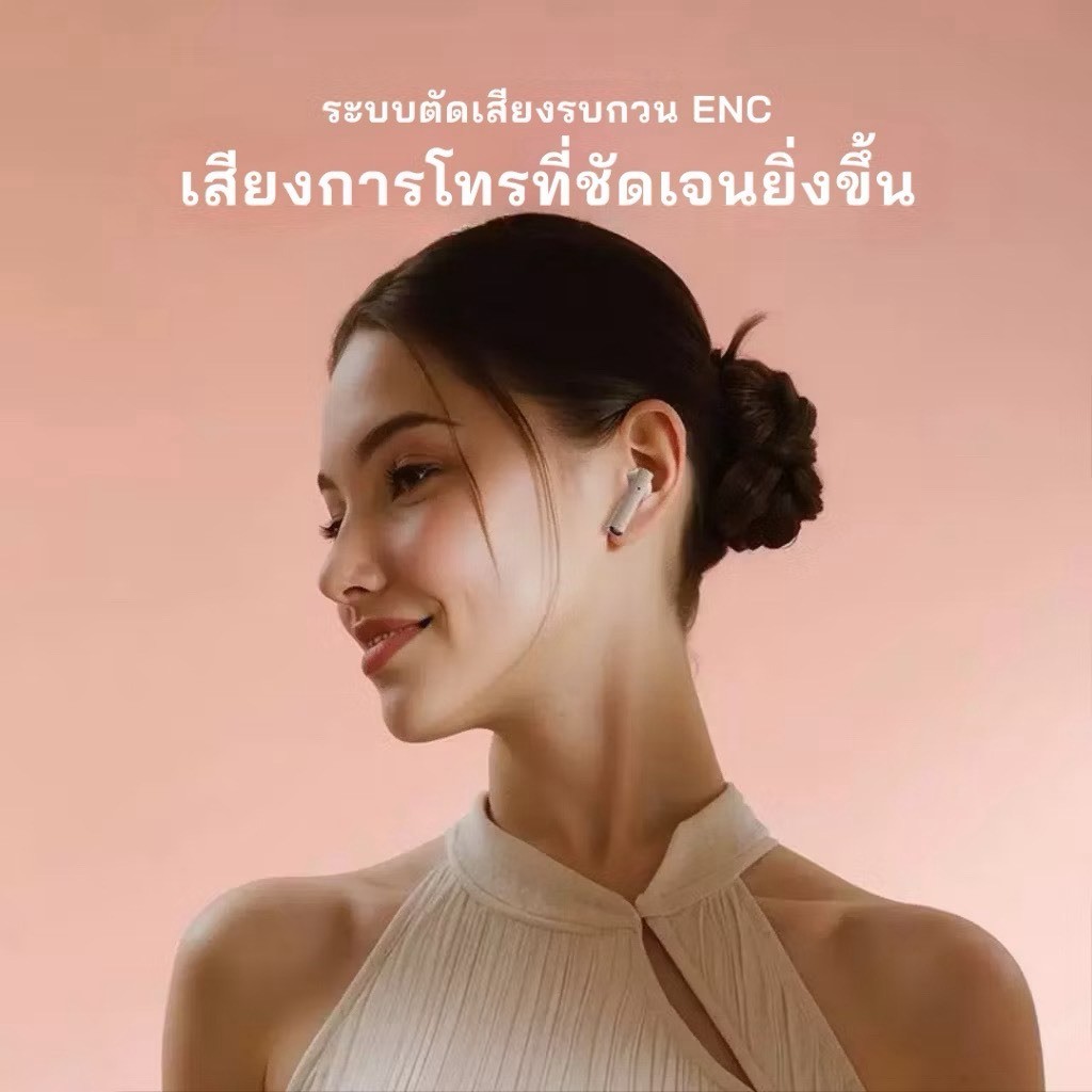 TWS หูฟังบลูทูธไร้สาย Q86 V5.4 ดีไซน์กล้องย้อนยุค แสดงแบตเตอรี่ เสียงดี ใช้งานง่าย ลดเสียงรบกวน - รูปที่ 5