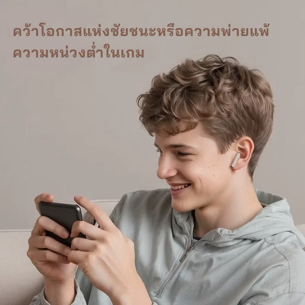TWS หูฟังบลูทูธไร้สาย Q86 V5.4 ดีไซน์กล้องย้อนยุค แสดงแบตเตอรี่ เสียงดี ใช้งานง่าย ลดเสียงรบกวน - รูปที่ 6