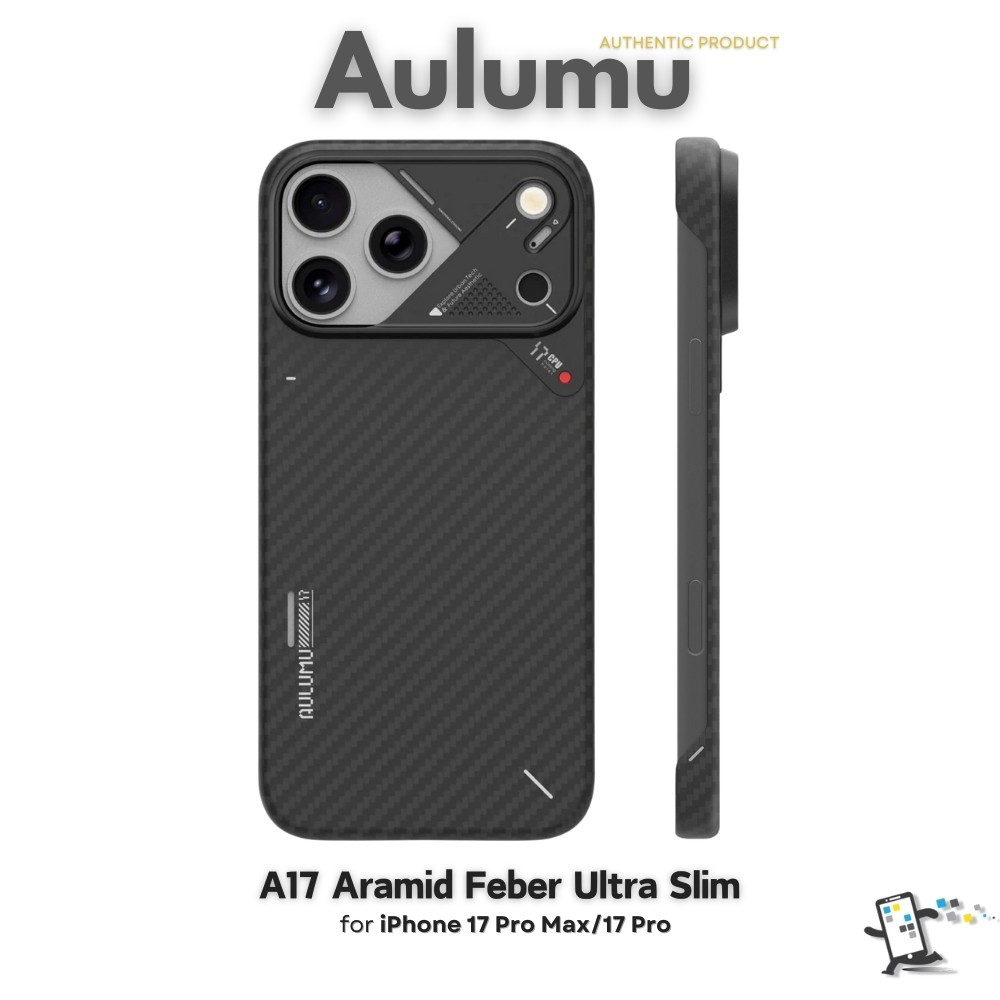 Aulumu A17 Aramid Fiber Ultra Slim เคสสำหรับ iPhone 17 Pro Max และ iPhone 17 Pro(พร้อมส่ง)